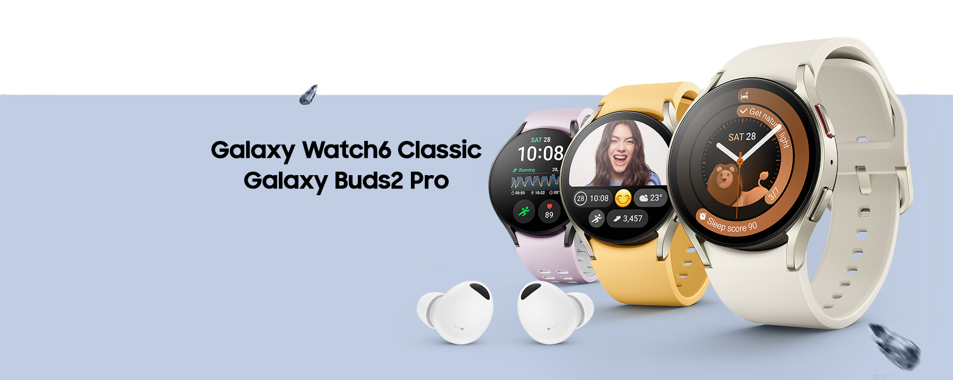 Samsung Galaxy Watch 6 and Buds 2
